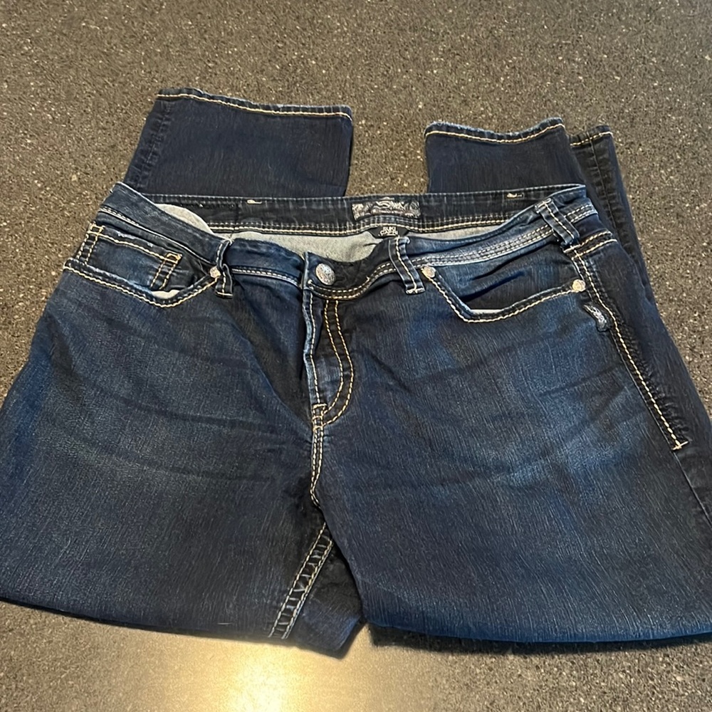 Silver capris